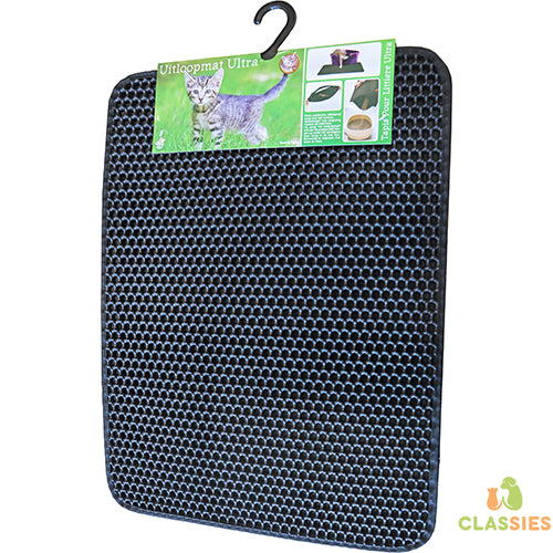 Boony kattenbakmat zwart in twee maten