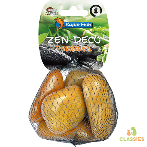 SuperFish - Superfish Zen Pebble Gelb M 5 Stück - 5 - 7 cm