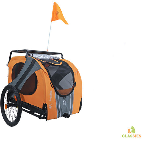 DoggyRide Fahrradanhänger Novel 15 Orange Cabin (ohne Deichsel)