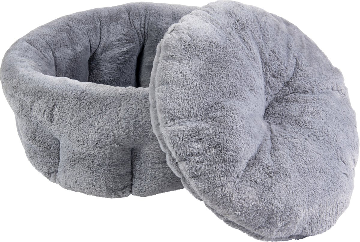 Jack And Vanilla - Manden - Softy Hoge Mand - Lichtgrijs - S - 50 x 50 x 20 cm