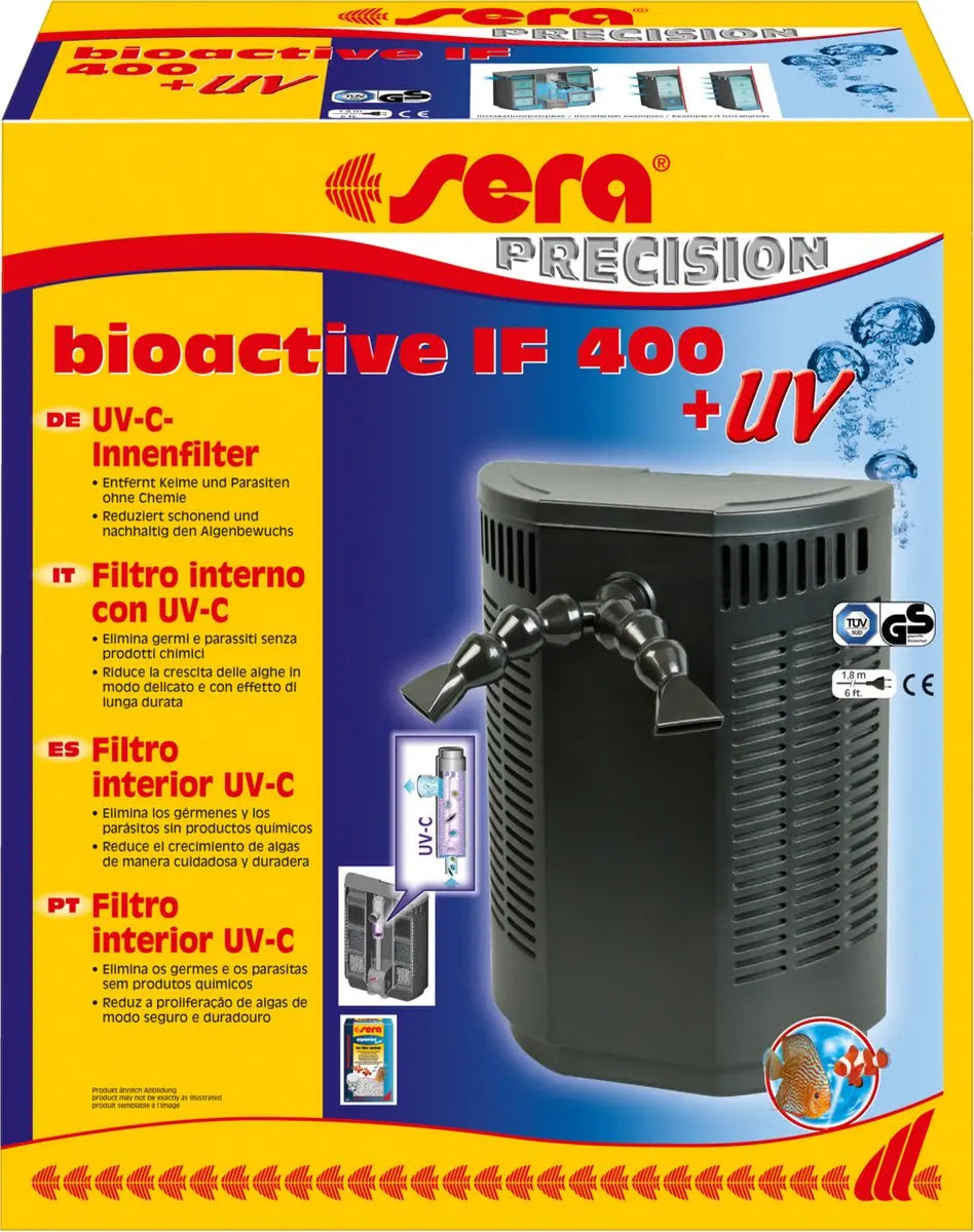 Sera binnenfilter Bioactive IF 400 met UV Classies