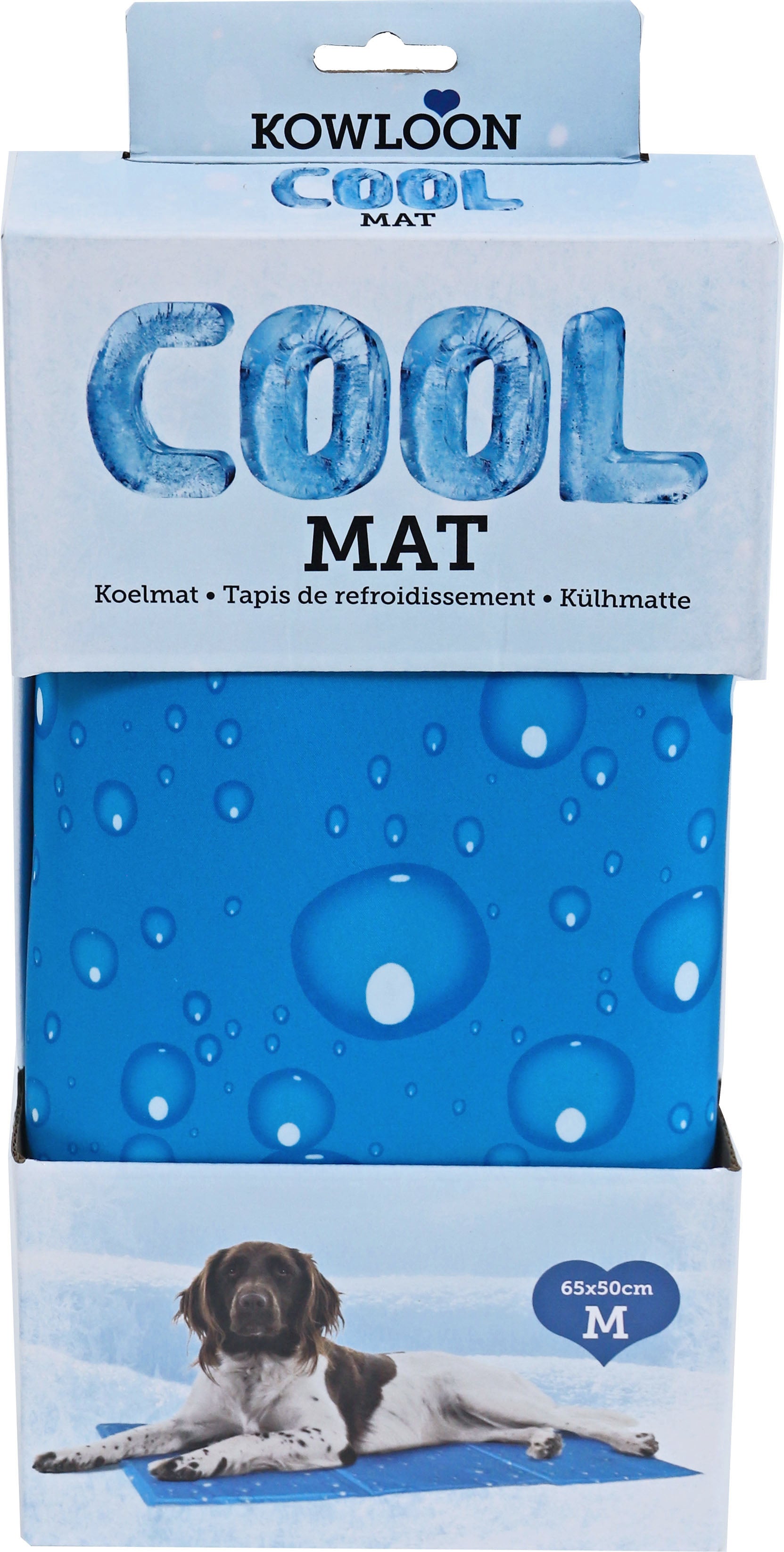 Kowloon koelmat blauw bubble 50 - 65 - 90 - 100 cm