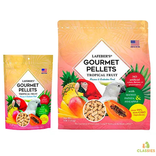 Lafeber Tropical Fruit Gourmet Pellets Macaw - Cocatoo Classies