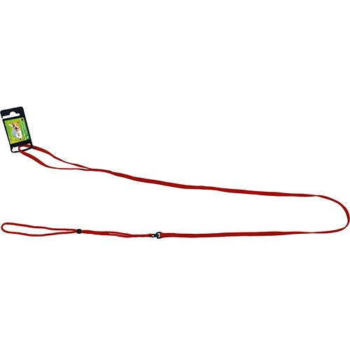 Boon Dog Fashion Nylon Showlijn Voor Honden - 0,8 cm x 130 cm - Verkrijgbaar in rood en zwart