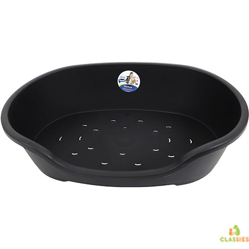 Moderna Domus Hundebetten aus Kunststoff – Schwarz oder Grau – 4 Größen