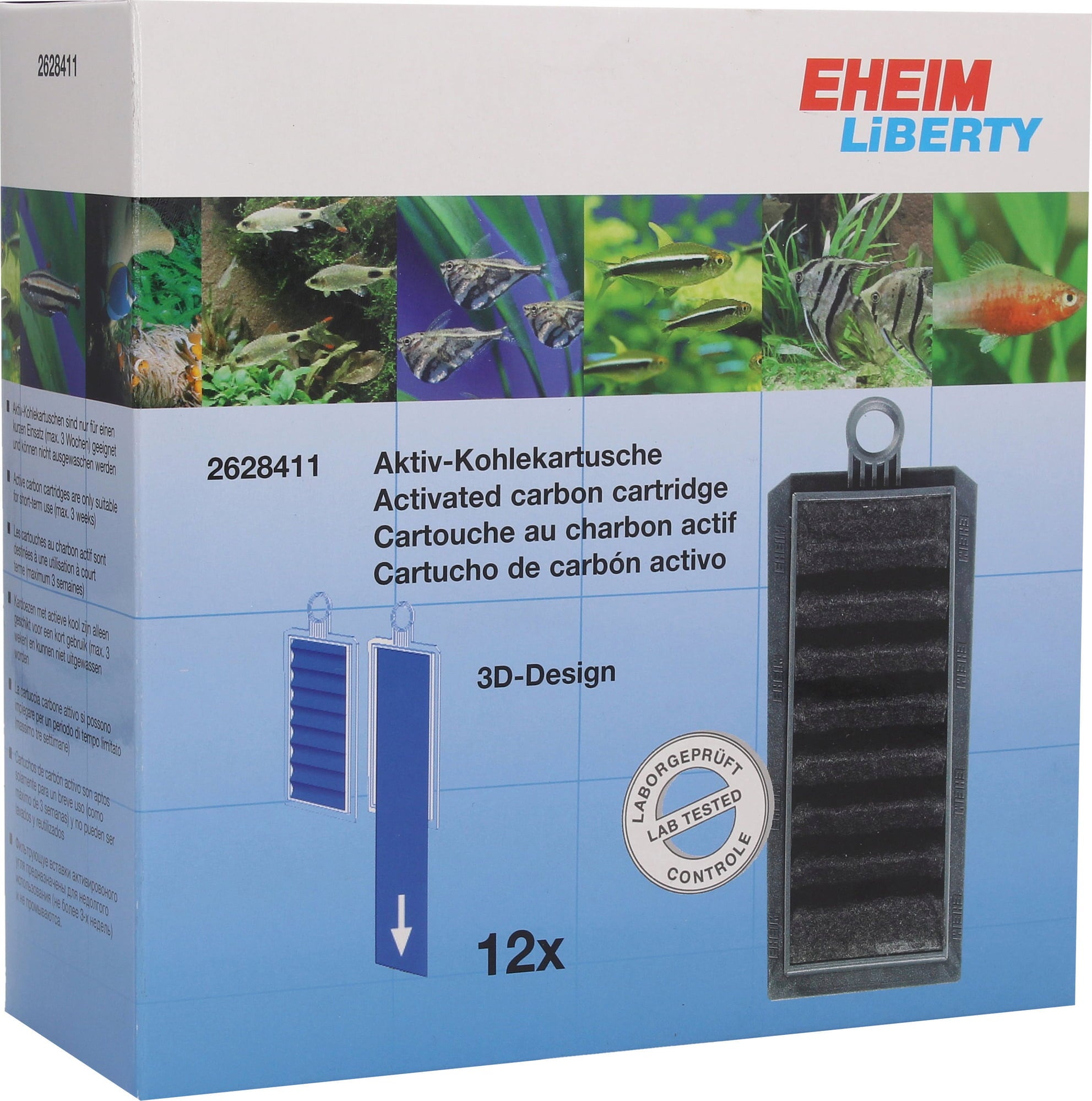 Eheim houtskool liberty set 2 - 12 stuks Classies