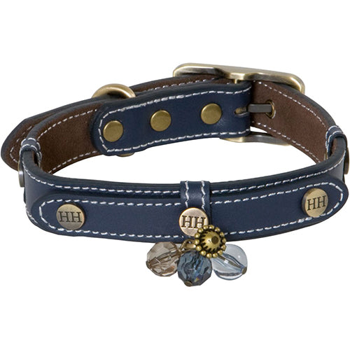 Happy house fashion halsband blauw in verschillende maten Classies