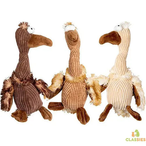 Jack And Vanilla - Speelgoed - Velveties Vogel - Assorti - 30cm 49/0667 - 176073 Classies