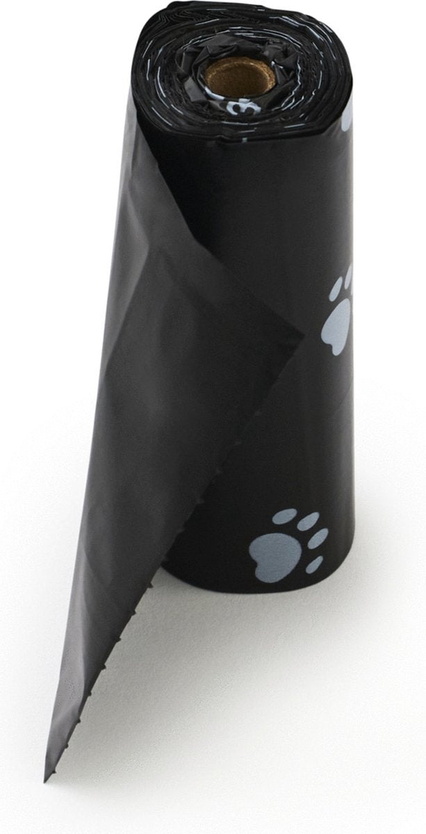 Rotho Biala - Hygienebeutel - Schwarz - 4 Rollen à 16 Stück