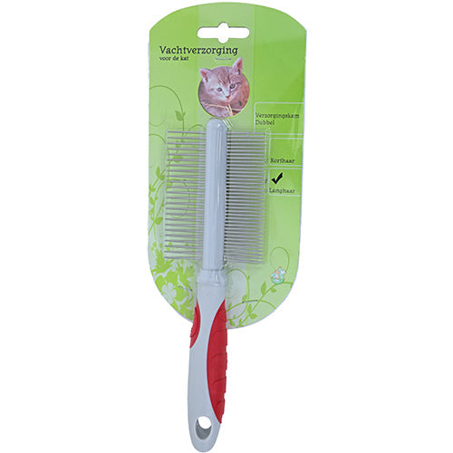 Dubbele Kam voor Katten - Middel/Grof Classies