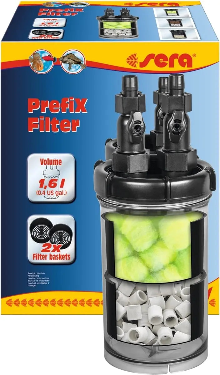 sera PrefiX Filter externe voorfilter Classies