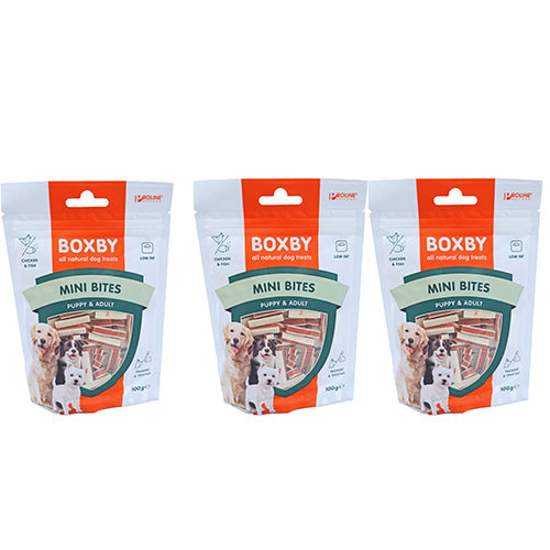Proline Boxby puppy snacks mini bites, 100 gram - per 3 verpakkingen Classies
