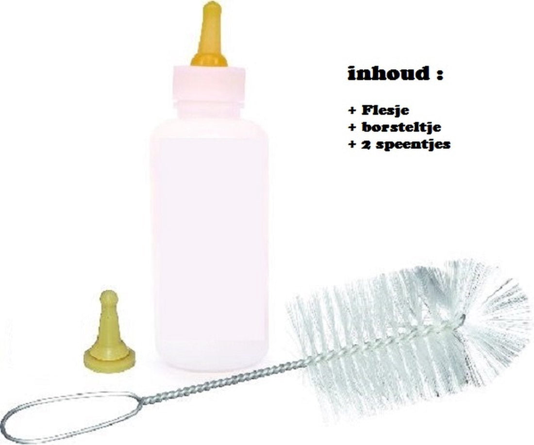 Flessenset voor Pasgeboren en Opgroeiende Huisdieren 115 ml Classies