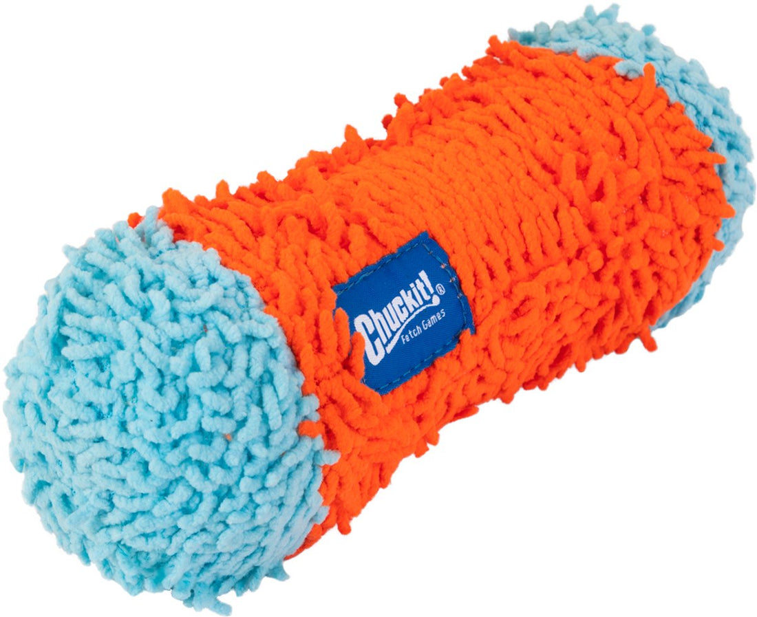 Chuckit! Indoor Tumble Bumper - Bounceflex Core Technology - 20 x Ø7 cm - Oranje/Blauw Classies