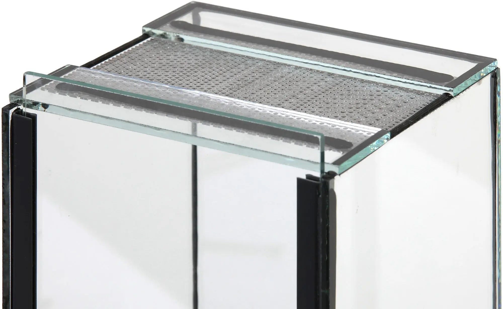 Terrarium uit glas in 3 maten met guillotine deur Classies