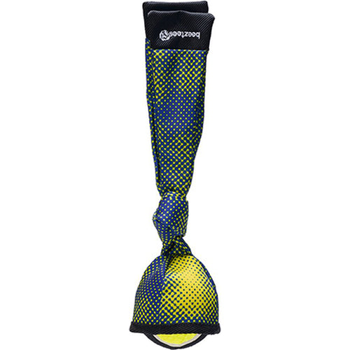 Beeztees Hondenspeelgoed Nylon Fetch Ballenwerper - Blauw/Geel - Afmetingen: 29x8x8 cm Classies