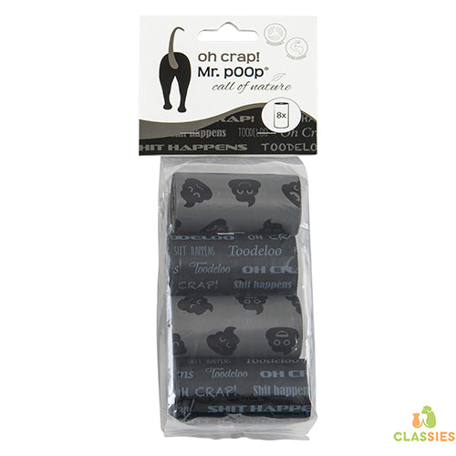 Mr. Poop Navulling poepzakjes in verschillende kleuren