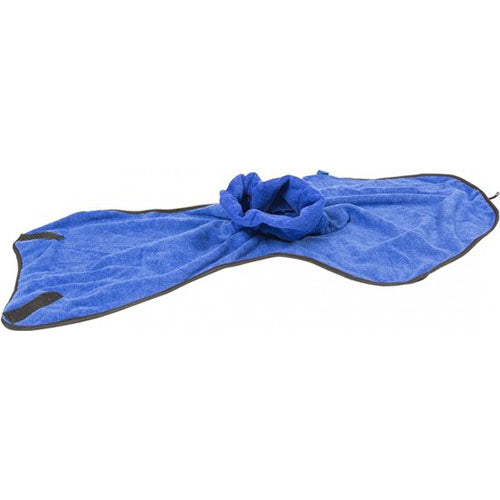Duvo Badjas voor Honden - Blauw - Ruglengte: 28 cm Classies
