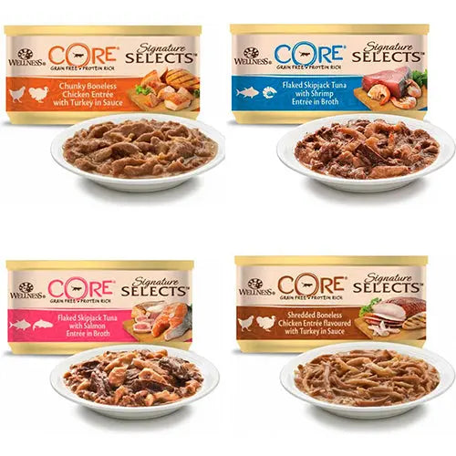 Well Core kattenvoeding - natte voeding - Sig Select 79 gram Classies