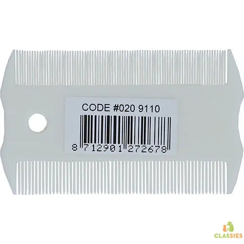 Boon vlooienkam plastic, wit Classies
