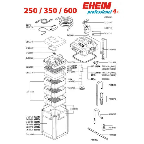 Eheim Buitenfilter Professioneel 4 Thermo Classies