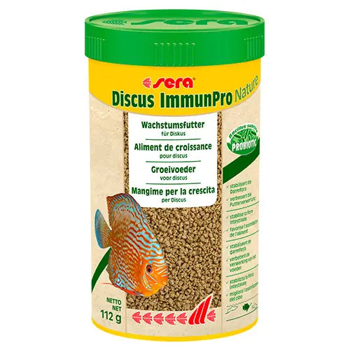 sera Discus ImmunPro Nature 100 - 250 - 1000 ml - 4,4 kg Classies