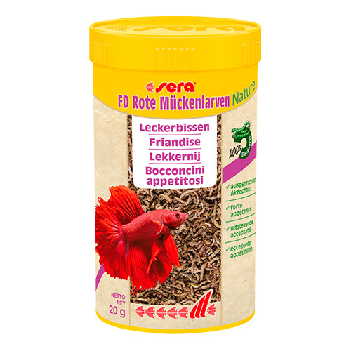 sera FD Rote Mückenlarven Nature 50 - 100 - 250 ml