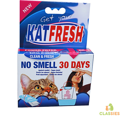 Katfresh Geurfilter + Houder Classies
