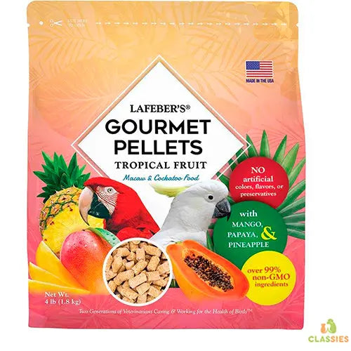Lafeber Tropical Fruit Gourmet Pellets Macaw - Cocatoo Classies