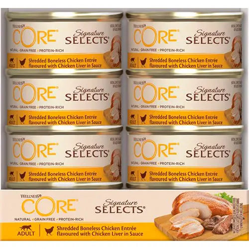 Well Core kattenvoeding - natte voeding - Sig Select 79 gram Classies