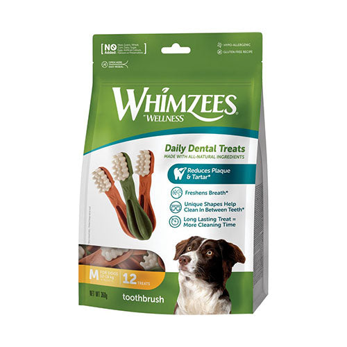 Whimzees tandenborstel assorti in valuebag Classies