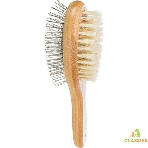 Trixie Borstel Dubbelzijdig Bamboe - 19 x 5 cm Classies