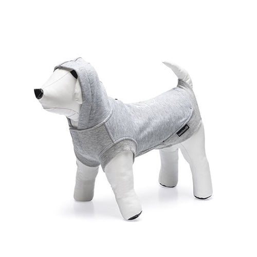 Beeztees Palu Hoodie Hondentrui - Lichtgrijs - Ruglengte: 32 cm Classies