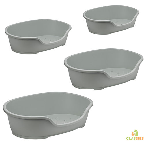 Moderna Domus Hundekorb Kunststoff olivgrün