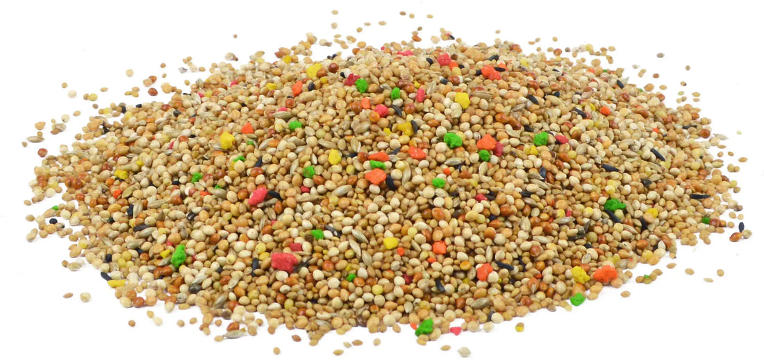 Vogelvoer Bird-X Exotenmengeling met fruit 1 - 5 - 20 kg Classies