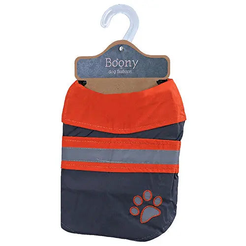 Regenjas safety reflecterend grijs - oranje Classies