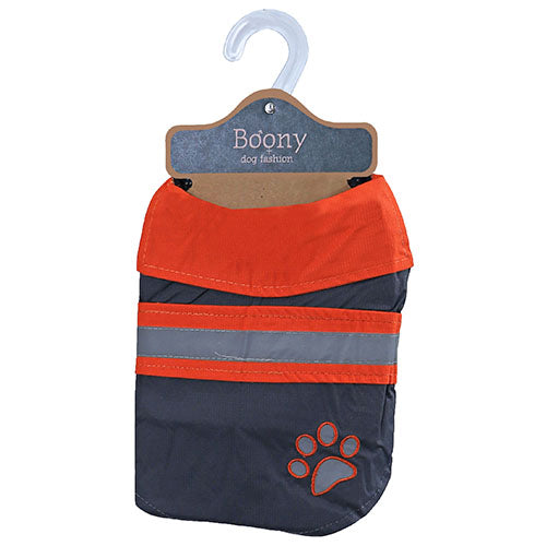 Regenmantel Sicherheit reflektierend grau - orange