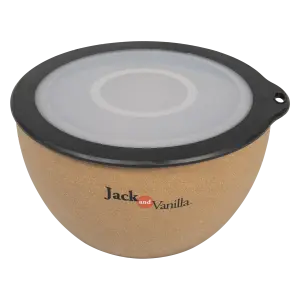 Jack and Vanilla bamboe kom met deksel Classies