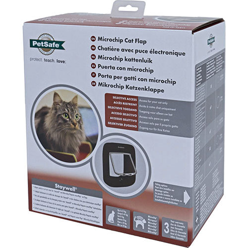 Petsafe kattendeur kattenluik microchip wit of bruin 2ee89c-2