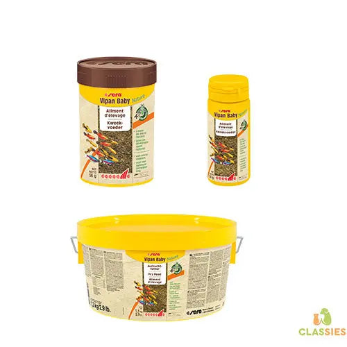 sera Vipan Baby Nature 50 - 100 ml - 1,3 kg micro vlokken Classies