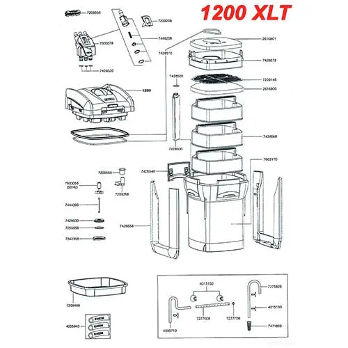 Eheim professional 3 1200 XLT thermo-filter zonder filtermassa Classies