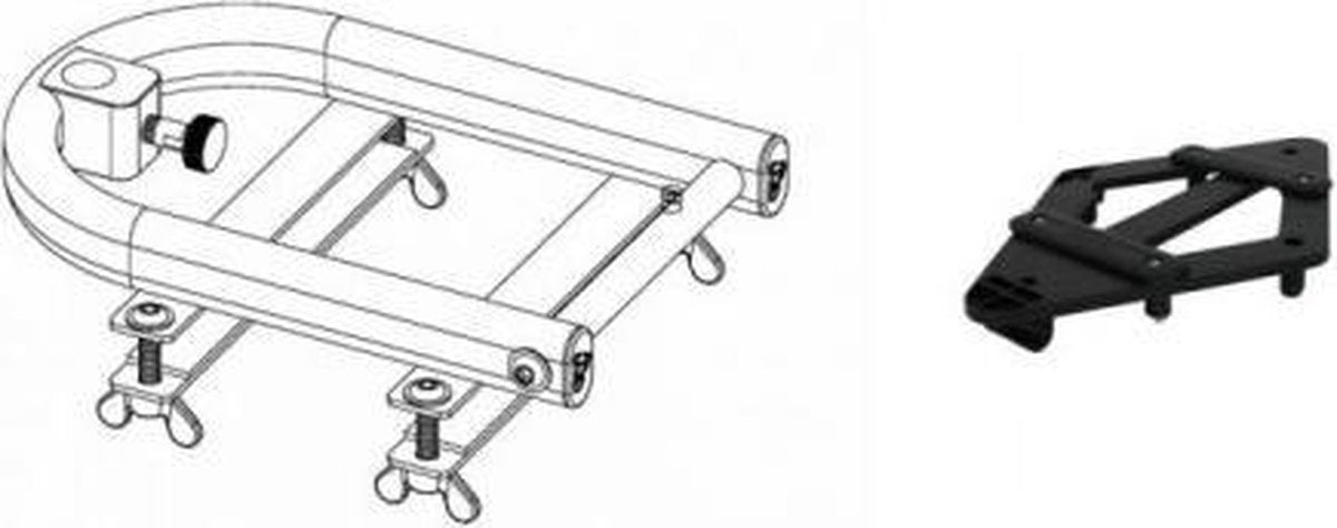 Doggyride dragerrek voor Cocoon mand op bagagedrager Classies