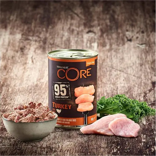 Wellness Core graanvrij - blikvoer - natvoer 400 gram Classies