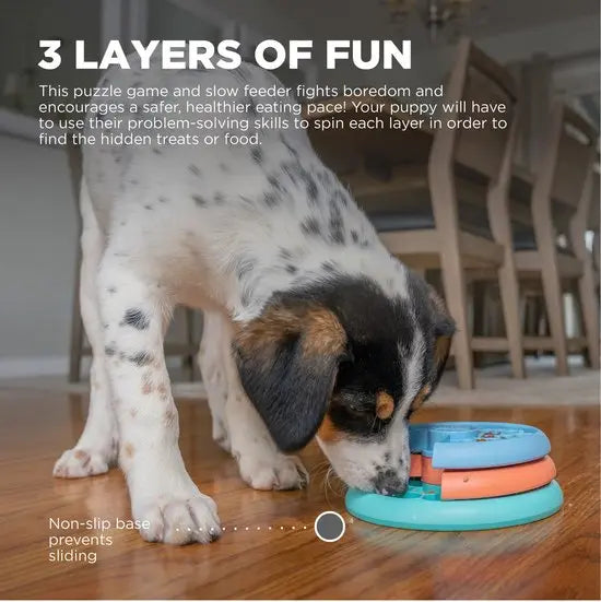 Nina Ottosson hondenspel puppy lickin’layers - likmat voor puppies Classies