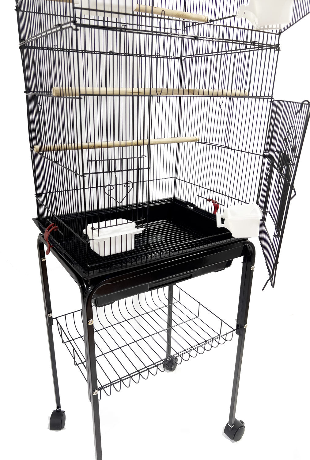 Peep Vogelkäfig auf Fuß 46 x 36 x 154 cm