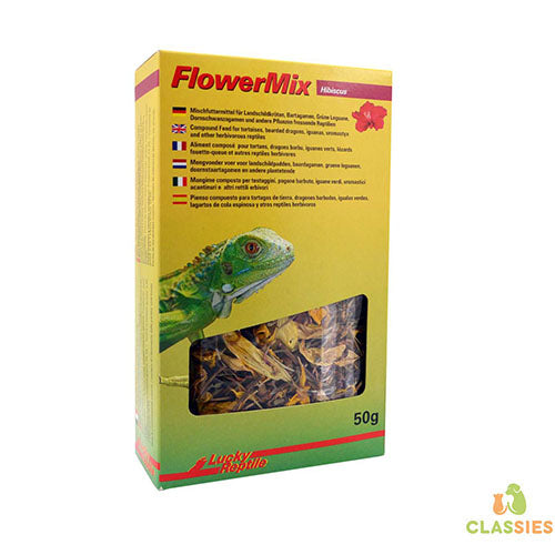 Lucky Reptile Blütenmischung Hibiskus - 50 gr