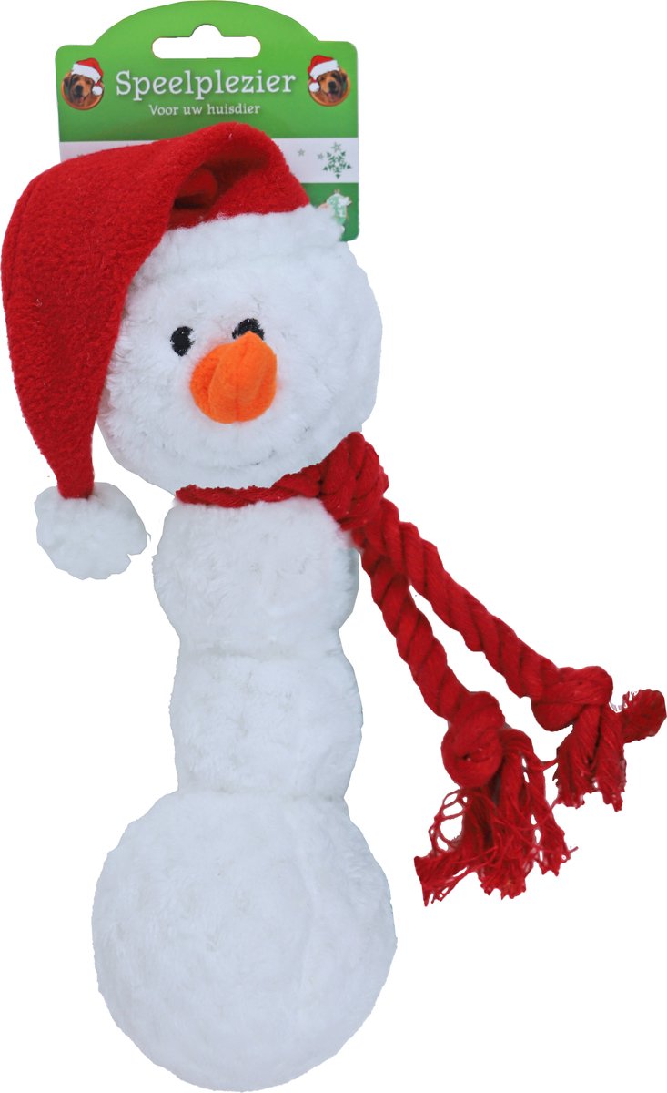 Boon - Kerst Sneeuwpop - pluche met piep - assorti - 35 cm - 1 stuk