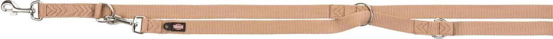 TRIXIE | Trixie Hondenriem Premium Verstelbaar Nylon Karamel