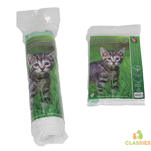 Boony kattenbakzak met trekband in 3 maten Classies