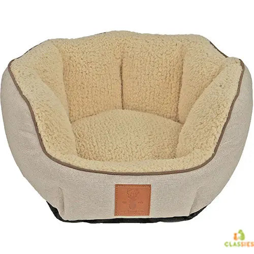 Boony ‘Est 1941’ Highland Sand - Honden of Katten Mand - 3 maten Classies